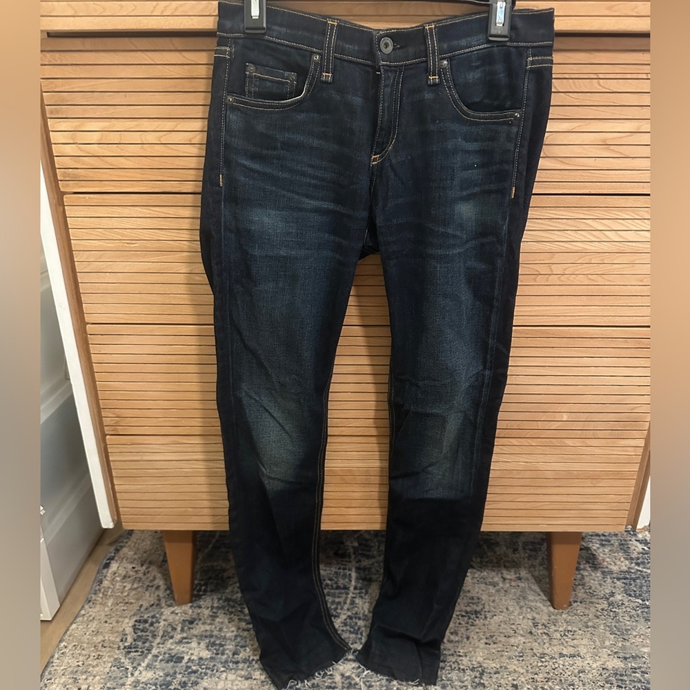 Rag and bone dark skinny jeans 25